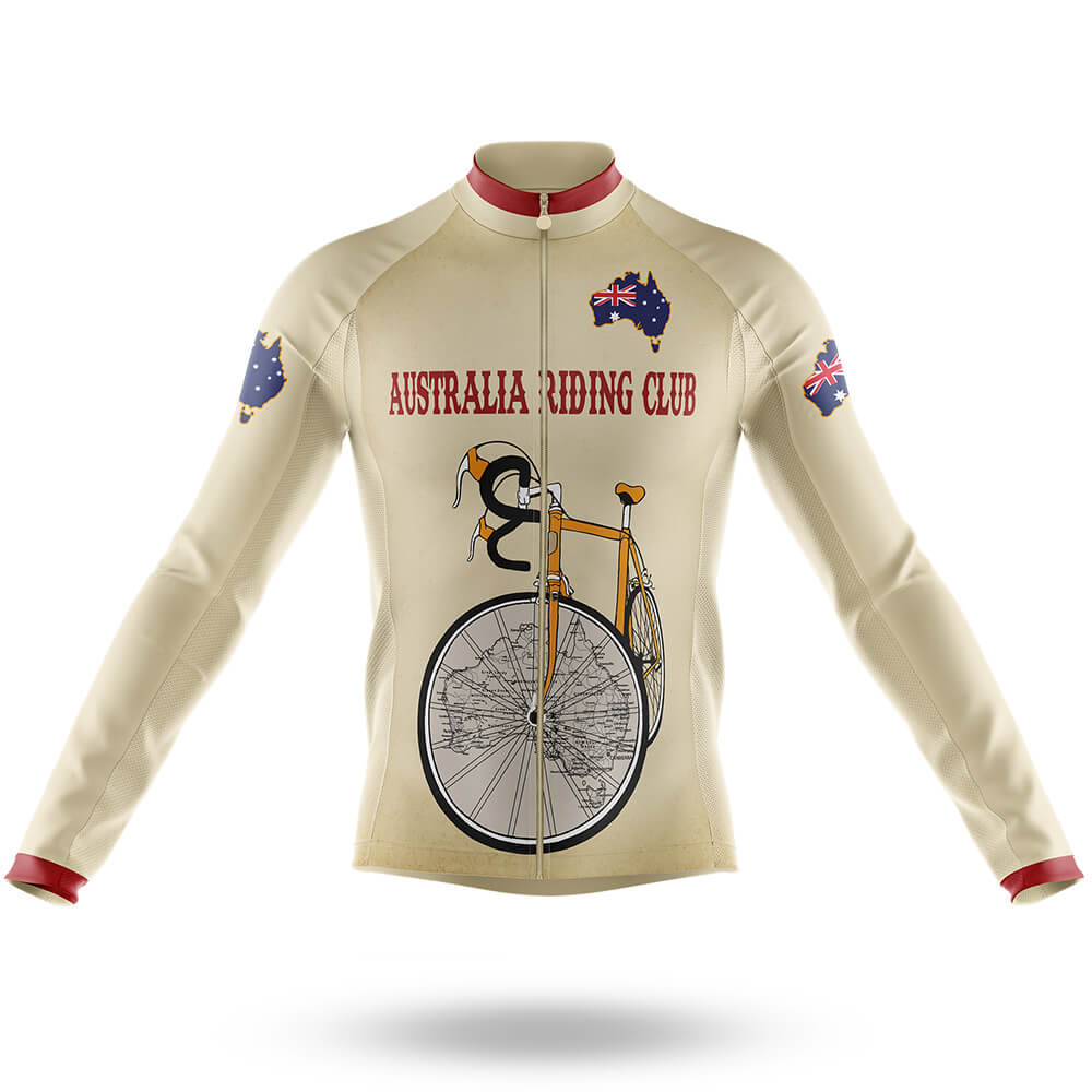 Australia Riding Club - Men's Cycling Kit-Long Sleeve Jersey-Global Cycling Gear