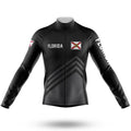 Florida S4 Black - Men's Cycling Kit-Long Sleeve Jersey-Global Cycling Gear