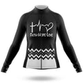 Faith Hope Love - Women - Cycling Kit-Long Sleeve Jersey-Global Cycling Gear