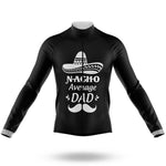 Nacho Average Dad - Men's Cycling Kit-Long Sleeve Jersey-Global Cycling Gear