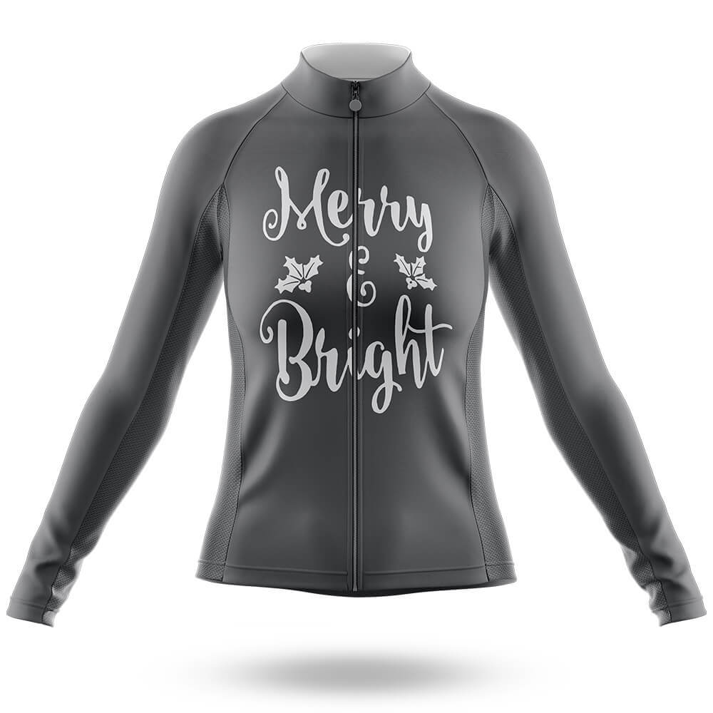 Merry And Bright - Women - Cycling Kit-Long Sleeve Jersey-Global Cycling Gear