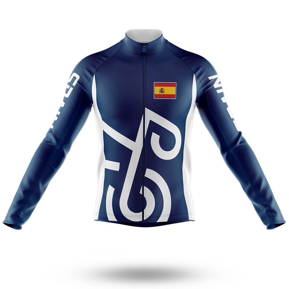 Spain S11 - Men's Cycling Kit-Long Sleeve Jersey-Global Cycling Gear