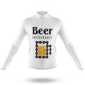 Beer Encourages - Men's Cycling Kit-Long Sleeve Jersey-Global Cycling Gear
