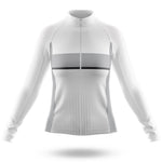 White - Women - Cycling Kit-Long Sleeve Jersey-Global Cycling Gear