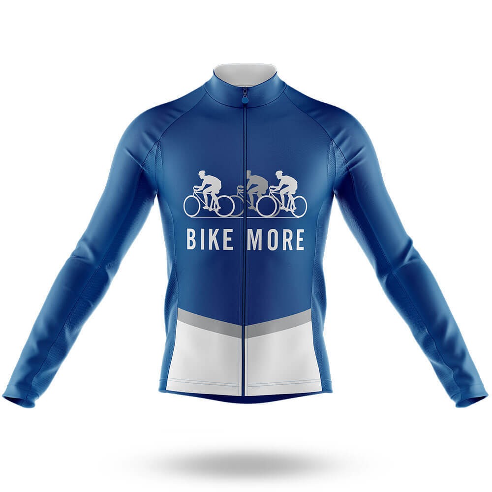 Bike More - Men's Cycling Kit-Long Sleeve Jersey-Global Cycling Gear