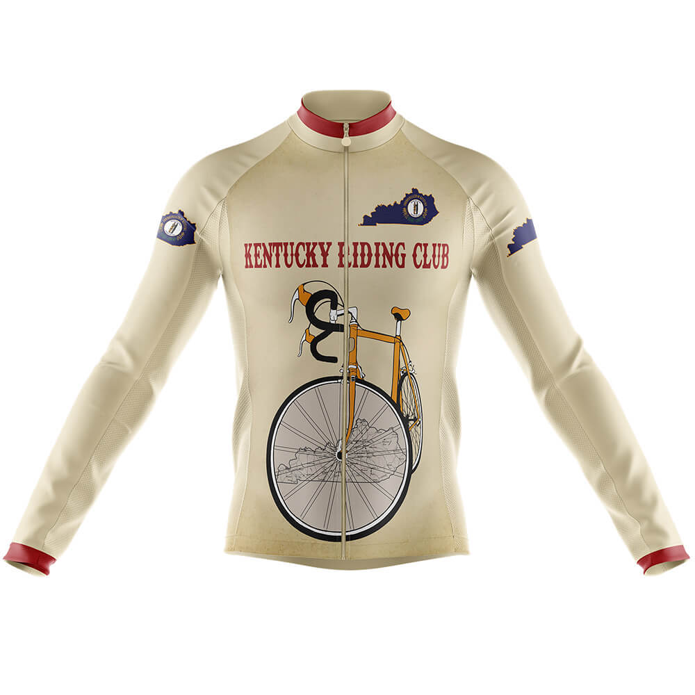 Kentucky Riding Club - Men's Cycling Kit-Long Sleeve Jersey-Global Cycling Gear