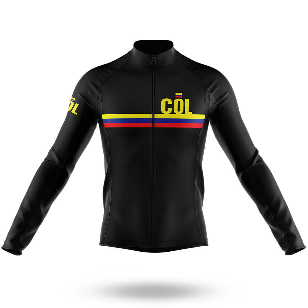 Colombia Code - Men's Cycling Kit-Long Sleeve Jersey-Global Cycling Gear