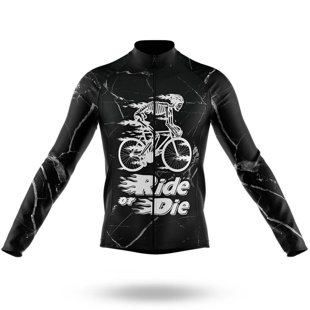 Ride Or Die V8 - Men's Cycling Kit-Long Sleeve Jersey-Global Cycling Gear