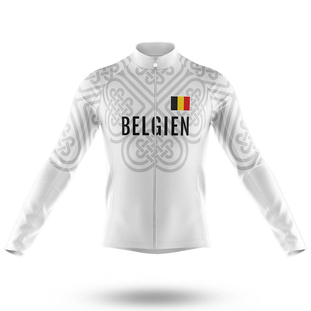 Belgien S13 - Men's Cycling Kit-Long Sleeve Jersey-Global Cycling Gear