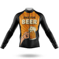 Bike For Beer V6 - Men's Cycling Kit-Long Sleeve Jersey-Global Cycling Gear