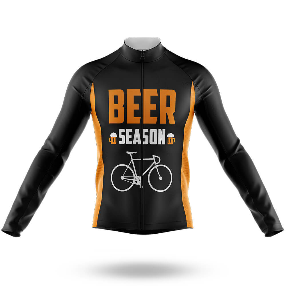 Beer Season - Men's Cycling Kit-Long Sleeve Jersey-Global Cycling Gear