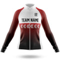 Custom Team Name S4 Red - Women's Cycling Kit-Long Sleeve Jersey-Global Cycling Gear