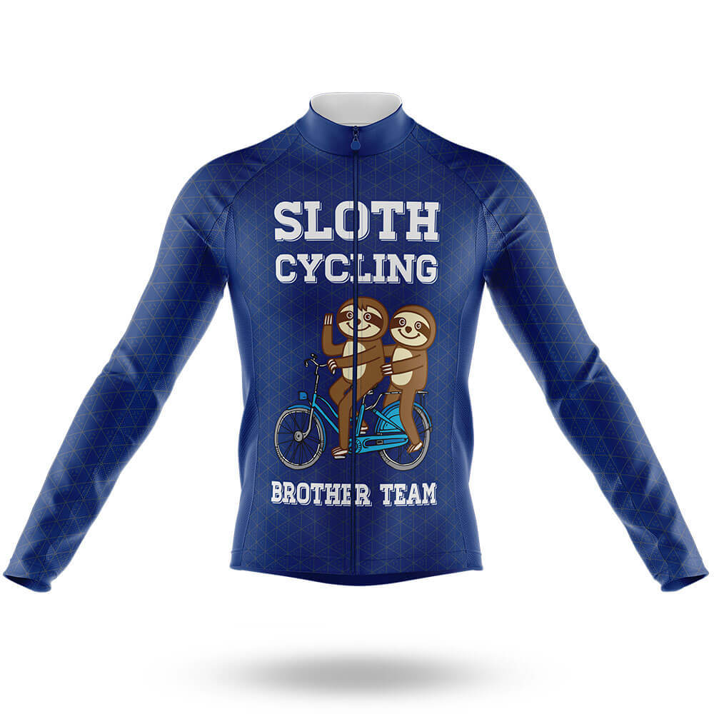 Sloth Cycling Brother Team V3 - Men's Cycling Kit-Long Sleeve Jersey-Global Cycling Gear