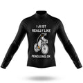 Really Like Penguins - Men's Cycling Kit-Long Sleeve Jersey-Global Cycling Gear