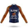 Slow In The Morning - Men's Cycling Kit-Long Sleeve Jersey-Global Cycling Gear
