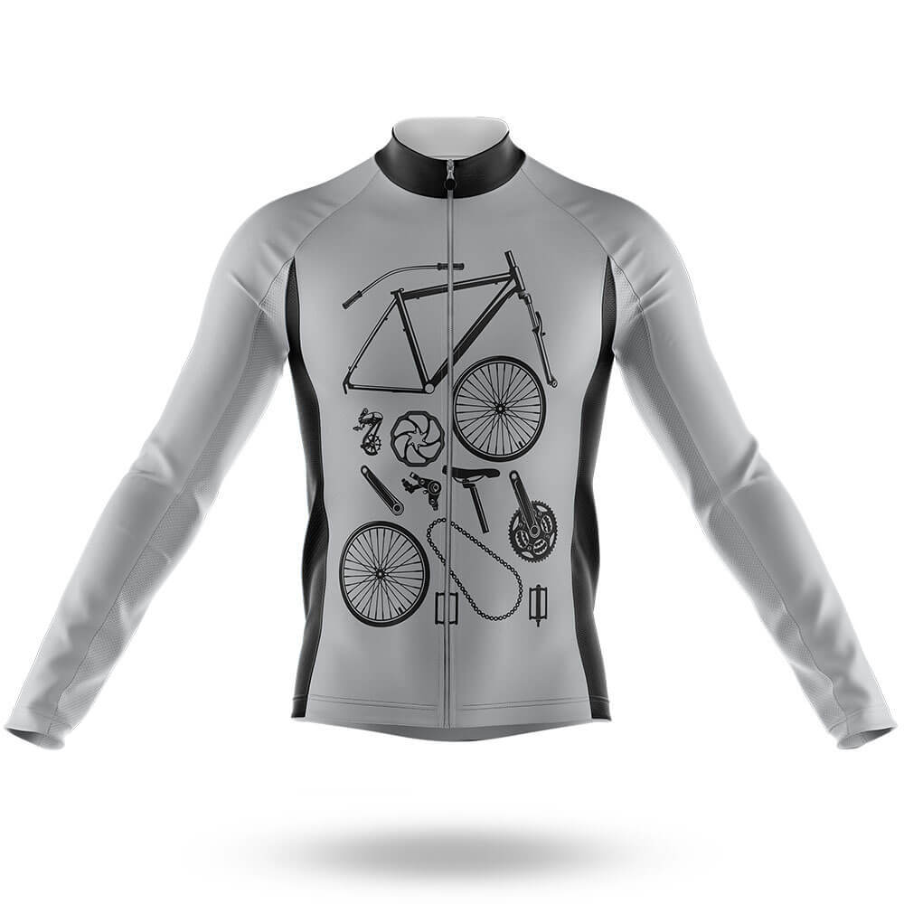 Bike Components - Men's Cycling Kit-Long Sleeve Jersey-Global Cycling Gear