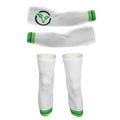 Vegan Cycling Team - Arm And Leg Sleeves-S-Global Cycling Gear