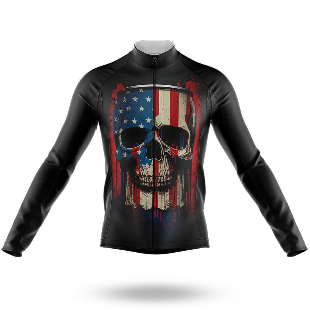 American Flag Skull - Men's Cycling Kit - Global Cycling Gear