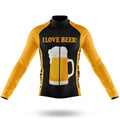 I Love Beer - Men's Cycling Kit-Long Sleeve Jersey-Global Cycling Gear