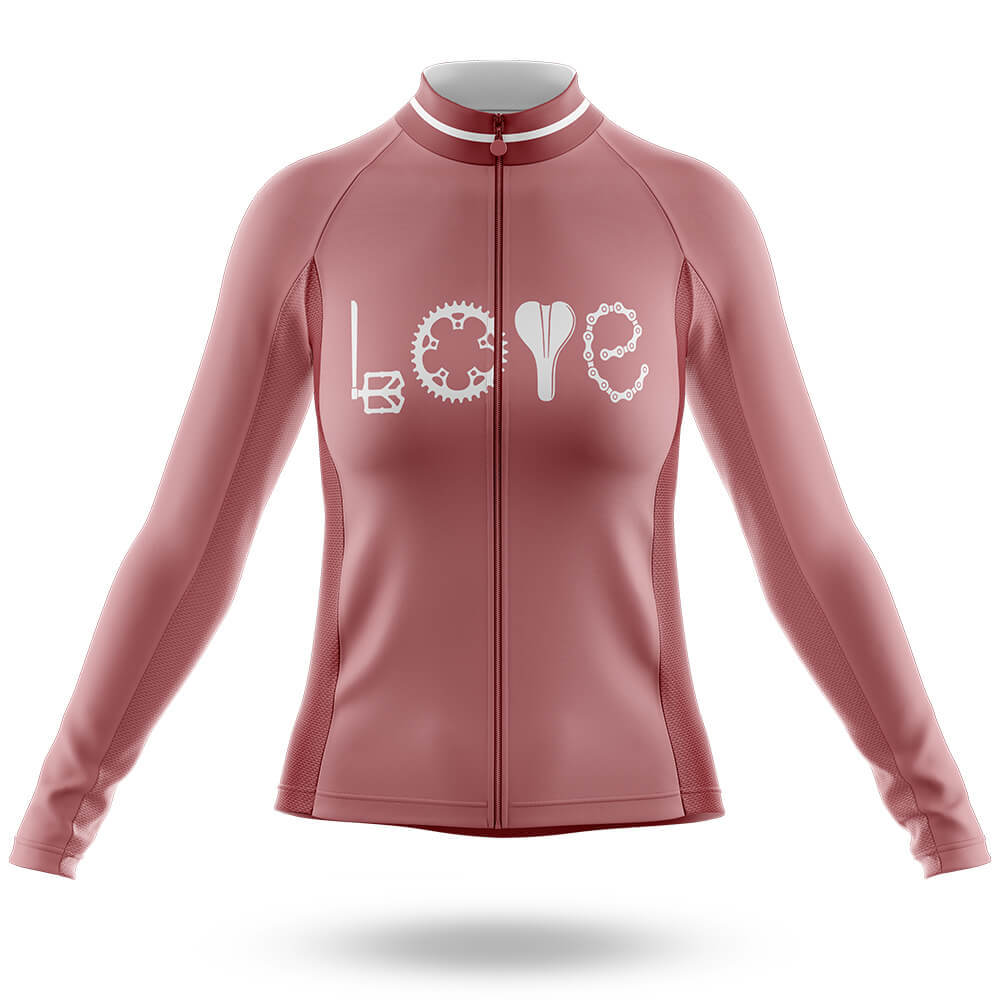 Love Cycling - Women - Cycling Kit-Long Sleeve Jersey-Global Cycling Gear