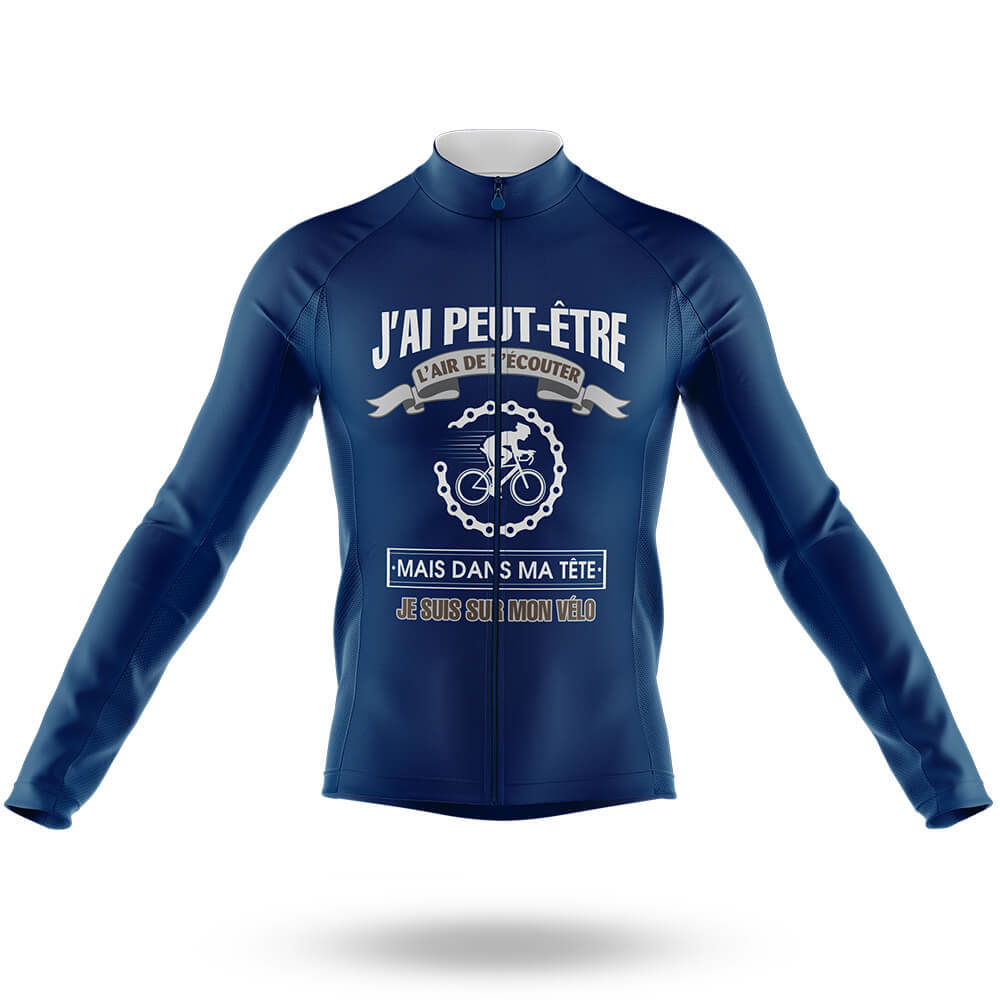 Dans Ma Tête - Men's Cycling Kit-Long Sleeve Jersey-Global Cycling Gear