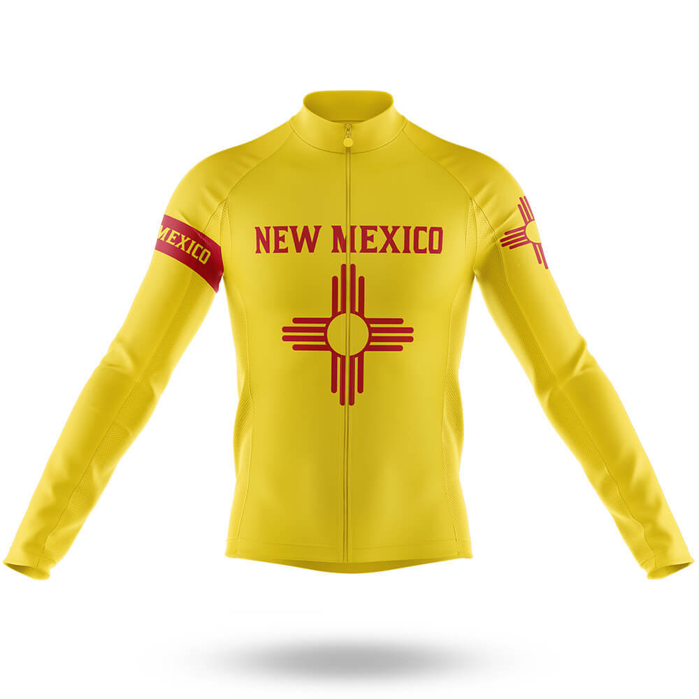 Love New Mexico - Men's Cycling Kit-Long Sleeve Jersey-Global Cycling Gear