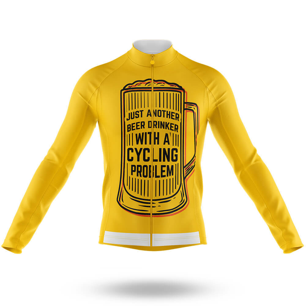 A Beer Drinker V2 - Men's Cycling Kit-Long Sleeve Jersey-Global Cycling Gear