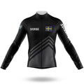 Sverige S5 Black - Men's Cycling Kit-Long Sleeve Jersey-Global Cycling Gear