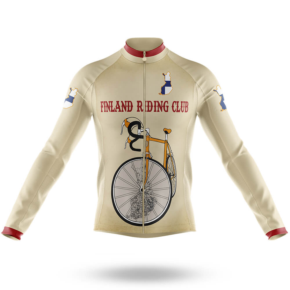 Finland Riding Club - Men's Cycling Kit-Long Sleeve Jersey-Global Cycling Gear