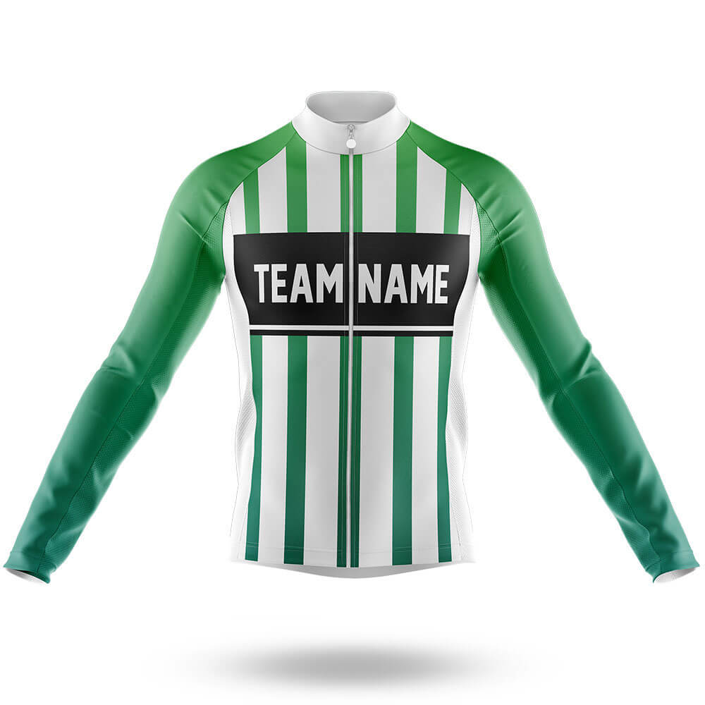 Custom Team Name S12 - Men's Cycling Kit-Long Sleeve Jersey-Global Cycling Gear