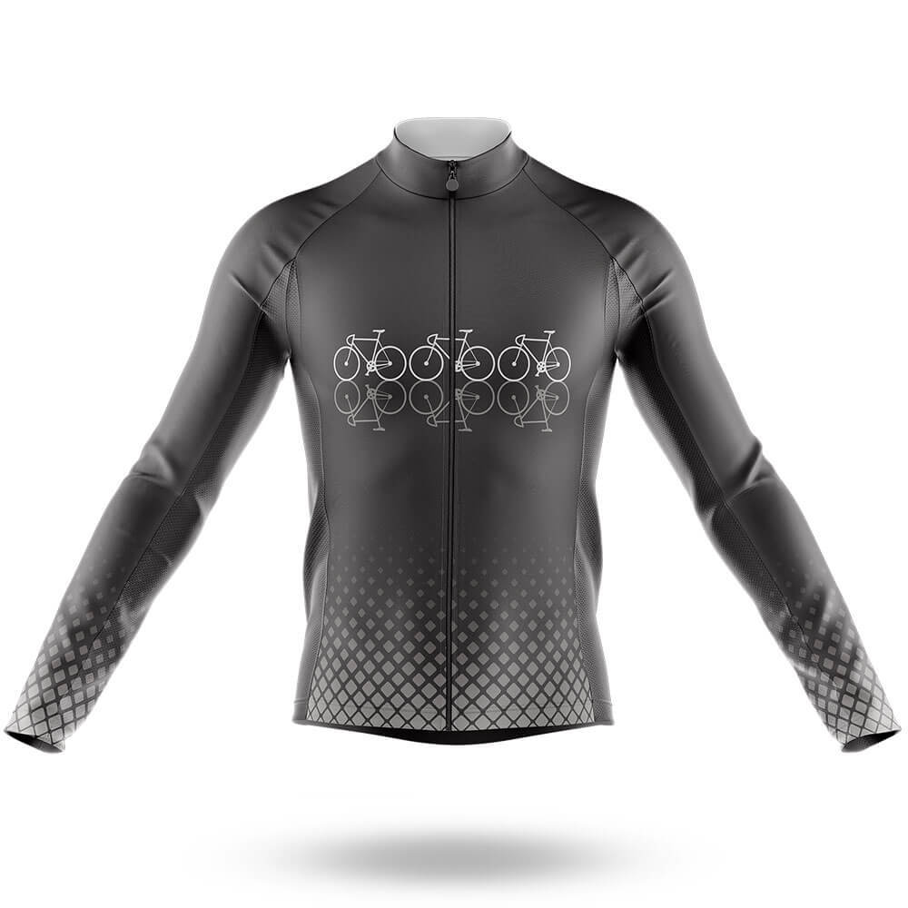 Reflective Bikes - Men's Cycling Kit-Long Sleeve Jersey-Global Cycling Gear