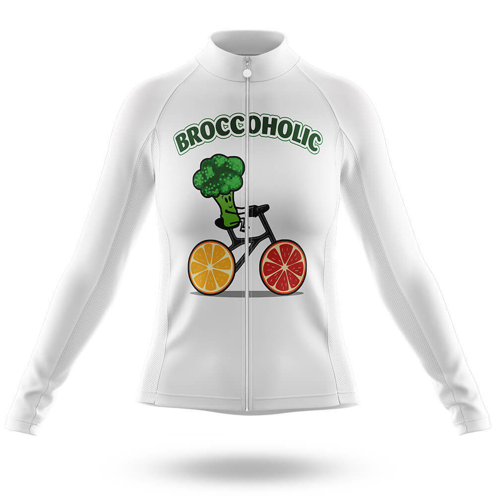 Broccoholic - Women's Cycling Kit-Long Sleeve Jersey-Global Cycling Gear