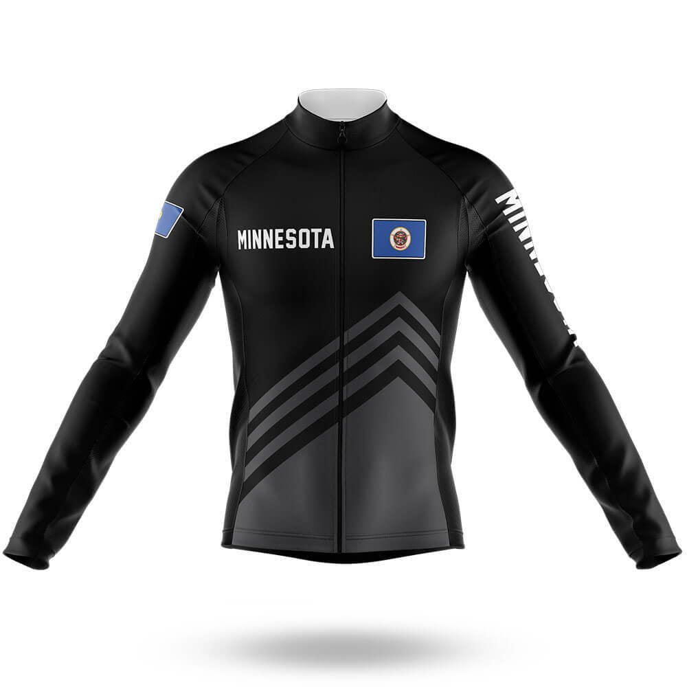 Minnesota S4 Black - Men's Cycling Kit-Long Sleeve Jersey-Global Cycling Gear