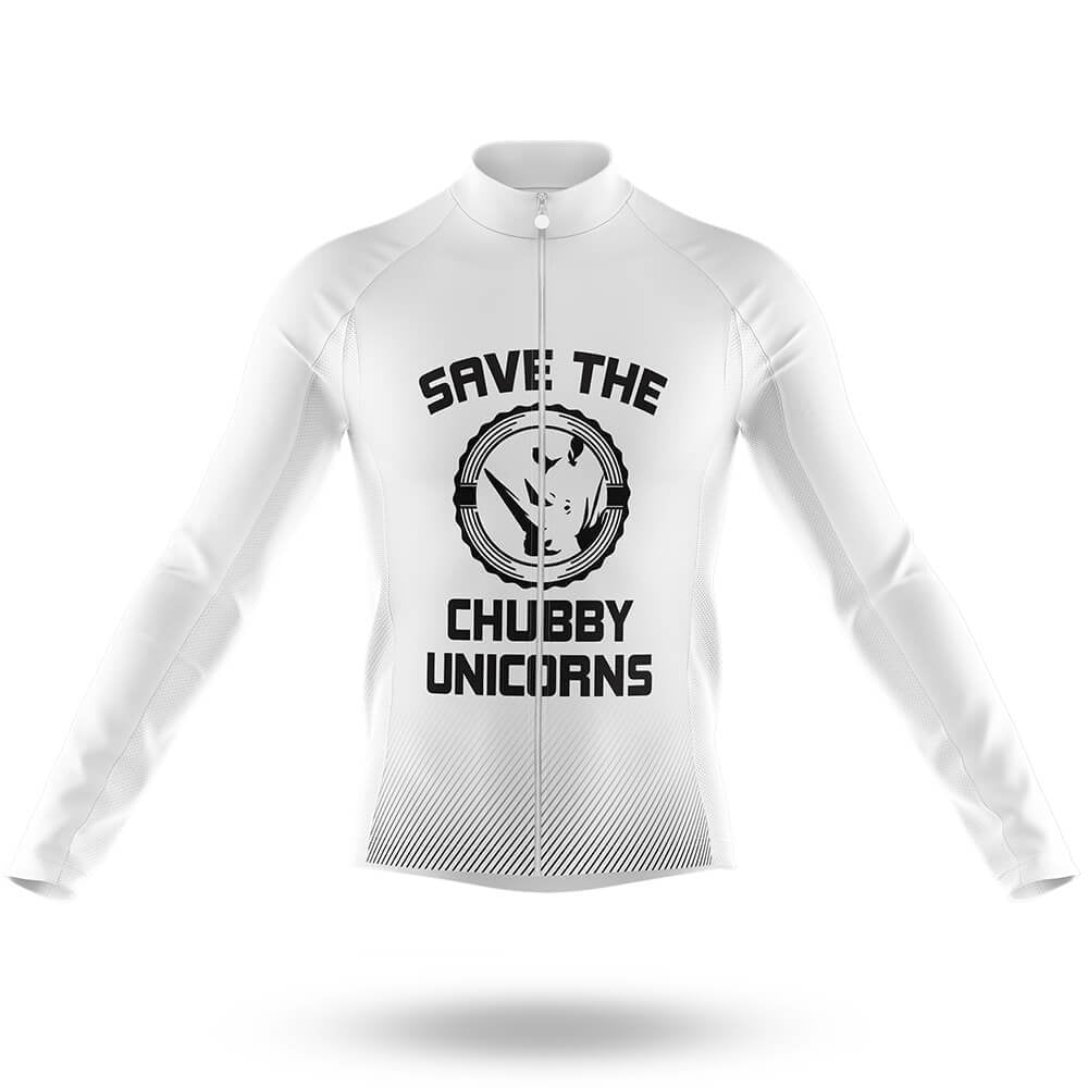 The Chubby Unicorns V6 - Men's Cycling Kit-Long Sleeve Jersey-Global Cycling Gear