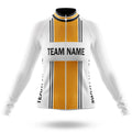 Custom Team Name M4 Yellow - Women's Cycling Kit-Long Sleeve Jersey-Global Cycling Gear