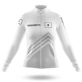 Massachusetts S4 White - Women - Cycling Kit-Long Sleeve Jersey-Global Cycling Gear