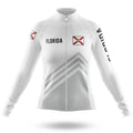 Florida S4 White - Women - Cycling Kit-Long Sleeve Jersey-Global Cycling Gear