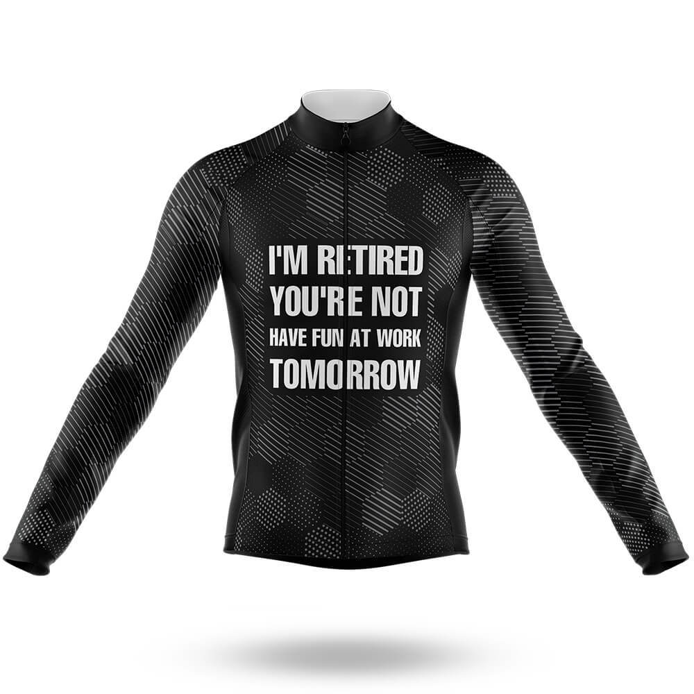 I'm Retired V6 - Men's Cycling Kit-Long Sleeve Jersey-Global Cycling Gear