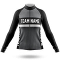 Custom Team Name M6 Grey - Women's Cycling Kit-Long Sleeve Jersey-Global Cycling Gear