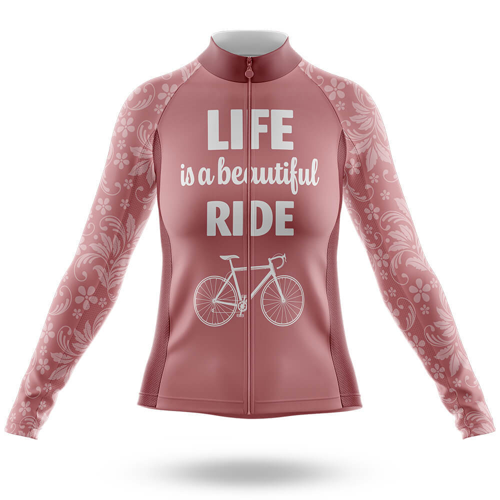 Beautiful Ride V3 - Women - Cycling Kit-Long Sleeve Jersey-Global Cycling Gear