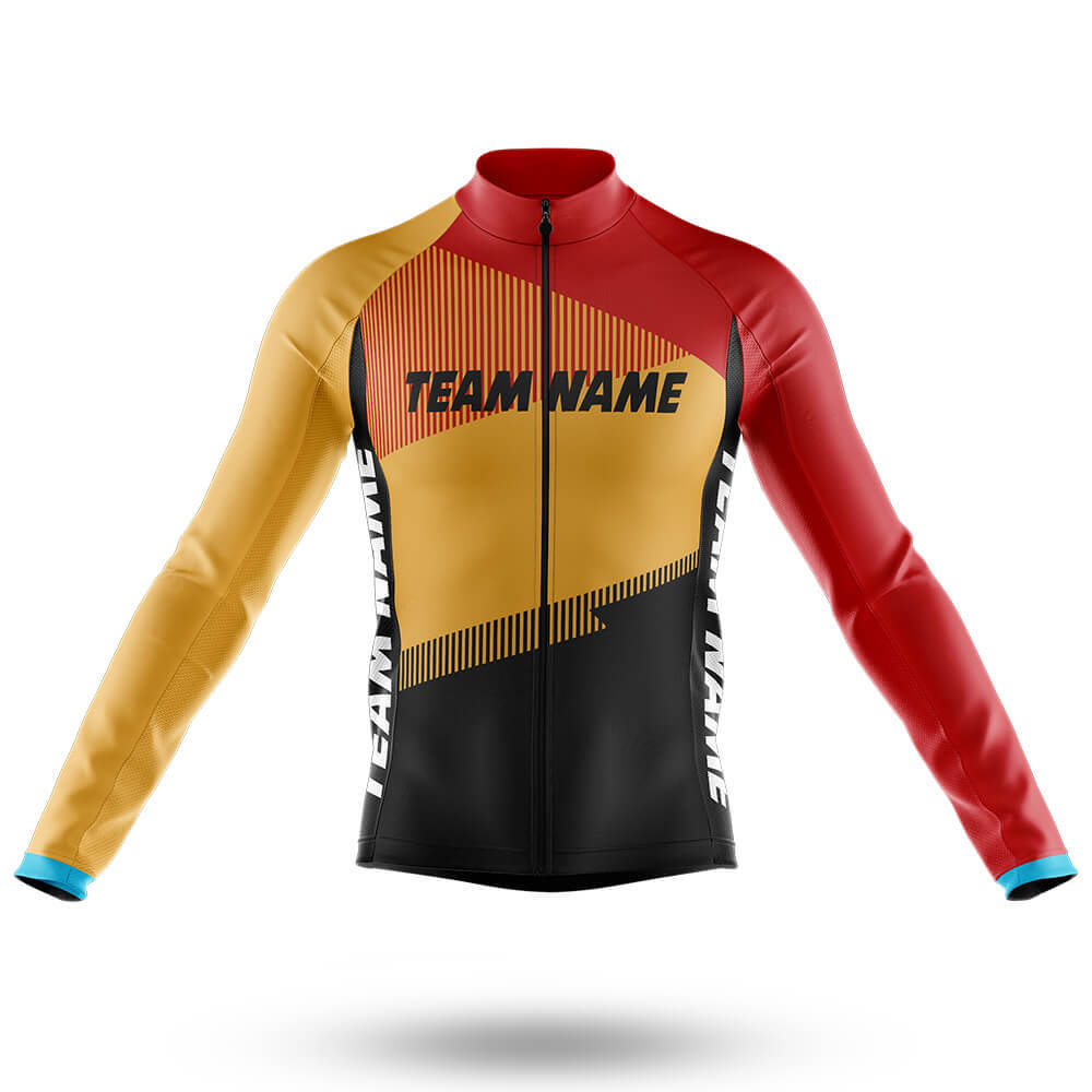 Custom Team Name M17 - Men's Cycling Kit-Long Sleeve Jersey-Global Cycling Gear