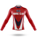 USA Ride - Men's Cycling Kit-Long Sleeve Jersey-Global Cycling Gear