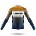 Custom Team Name S2 Yellow - Men's Cycling Kit-Long Sleeve Jersey-Global Cycling Gear