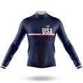 USA S18 - Men's Cycling Kit-Long Sleeve Jersey-Global Cycling Gear