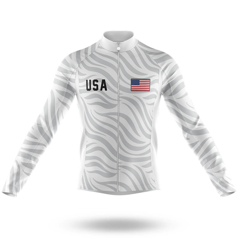 USA S8 - Men's Cycling Kit-Long Sleeve Jersey-Global Cycling Gear