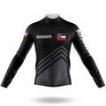 Mississippi S4 Black - Men's Cycling Kit-Long Sleeve Jersey-Global Cycling Gear