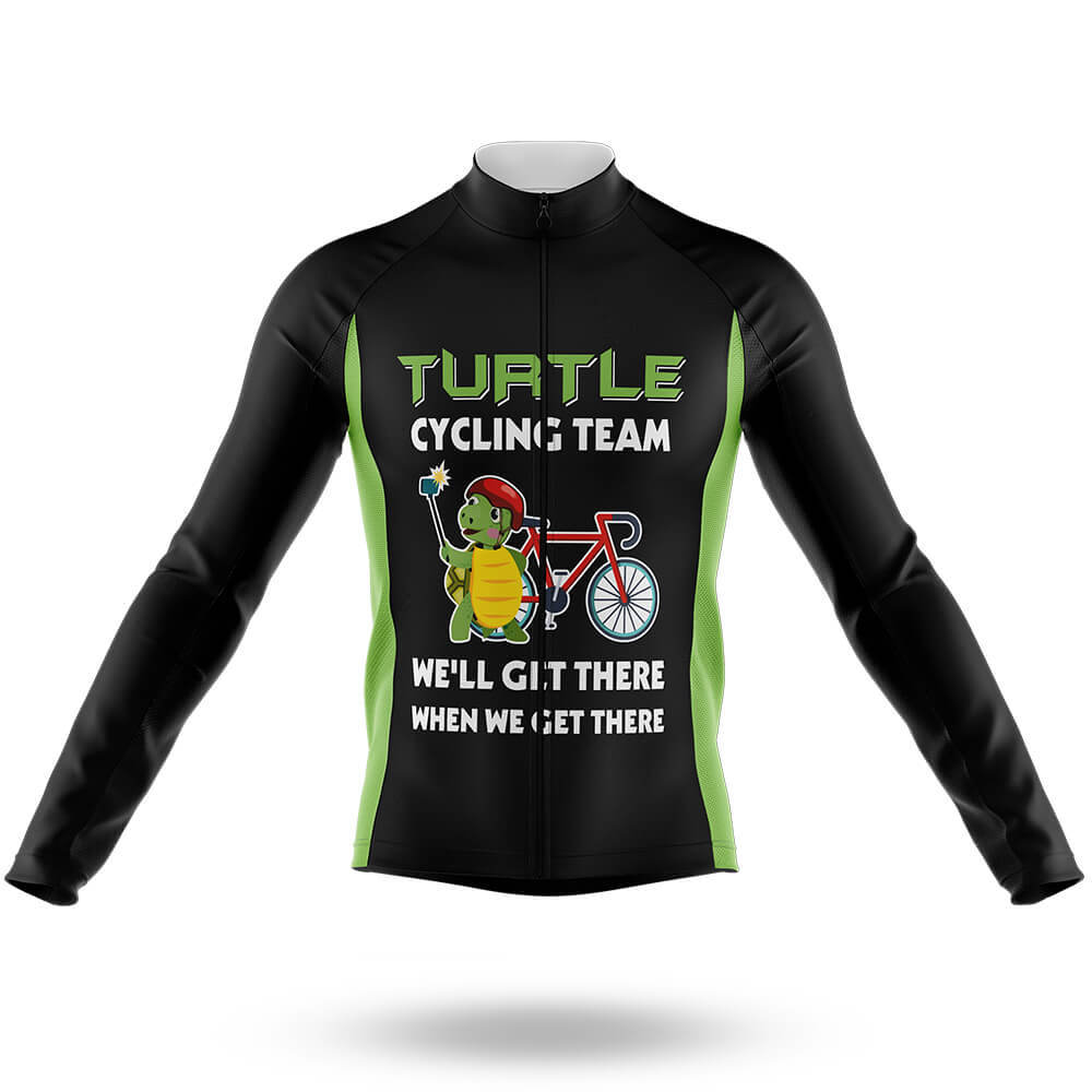 Turtle Cycling Team V7 - Men's Cycling Kit-Long Sleeve Jersey-Global Cycling Gear