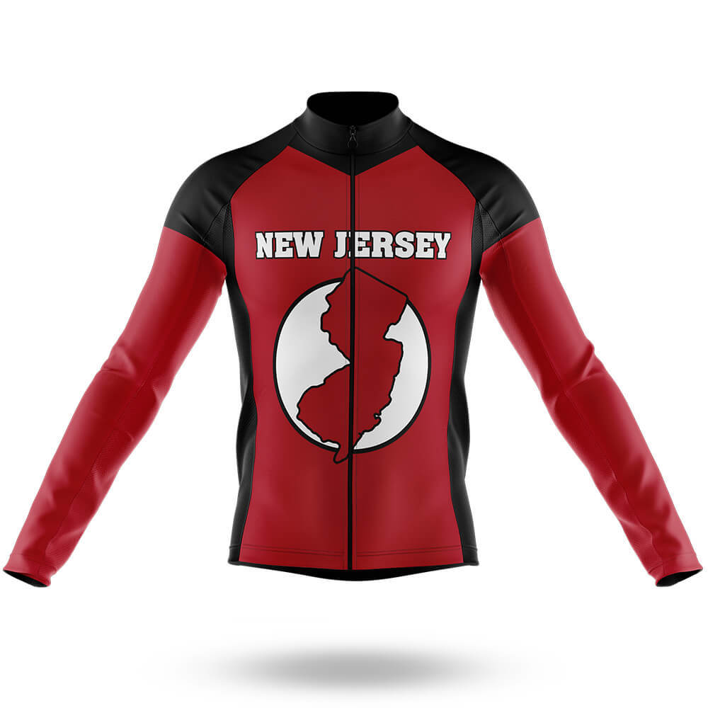 Love New Jersey - Men's Cycling Kit-Long Sleeve Jersey-Global Cycling Gear