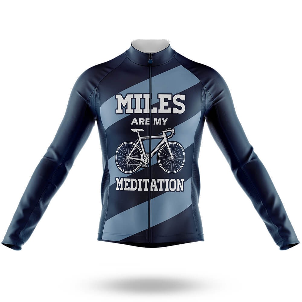 Meditation V2 - Men's Cycling Kit-Long Sleeve Jersey-Global Cycling Gear