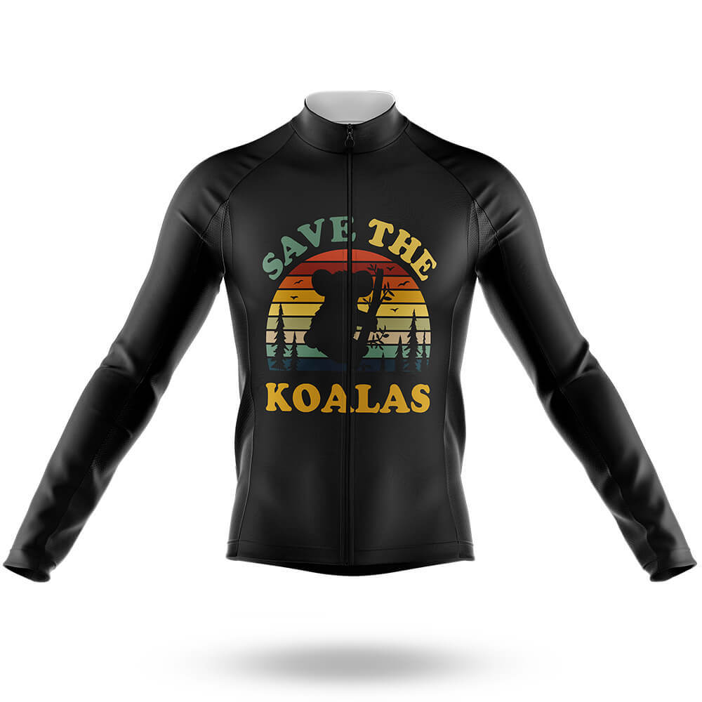 Koalas - Men's Cycling Kit-Long Sleeve Jersey-Global Cycling Gear